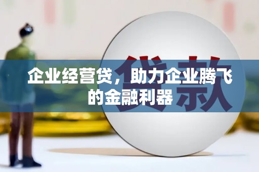耒阳企业经营贷，助力企业腾飞的金融利器