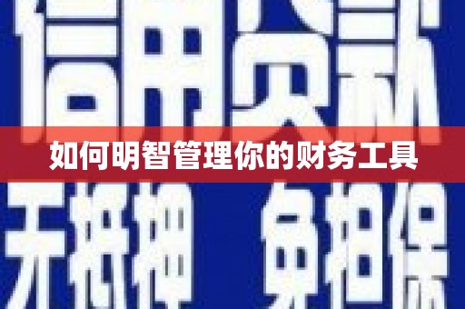 耒阳如何明智管理你的财务工具