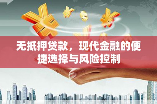 耒阳无抵押贷款，现代金融的便捷选择与风险控制