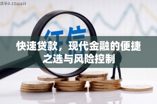 耒阳快速贷款，现代金融的便捷之选与风险控制