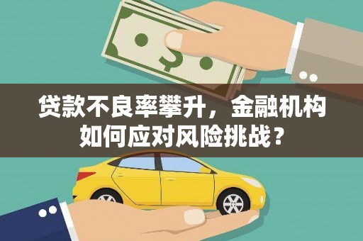 耒阳贷款不良率攀升，金融机构如何应对风险挑战？