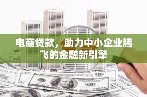 耒阳电商贷款，助力中小企业腾飞的金融新引擎
