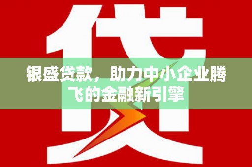 耒阳银盛贷款，助力中小企业腾飞的金融新引擎
