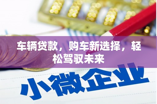耒阳车辆贷款，购车新选择，轻松驾驭未来