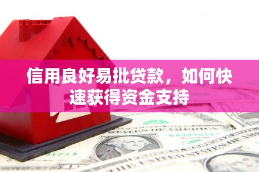 耒阳信用良好易批贷款，如何快速获得资金支持