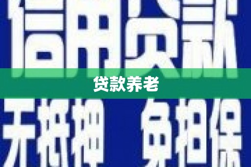 耒阳贷款养老