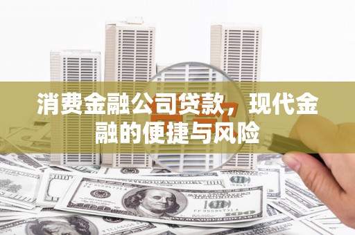 耒阳消费金融公司贷款，现代金融的便捷与风险