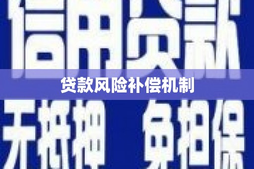耒阳贷款风险补偿机制